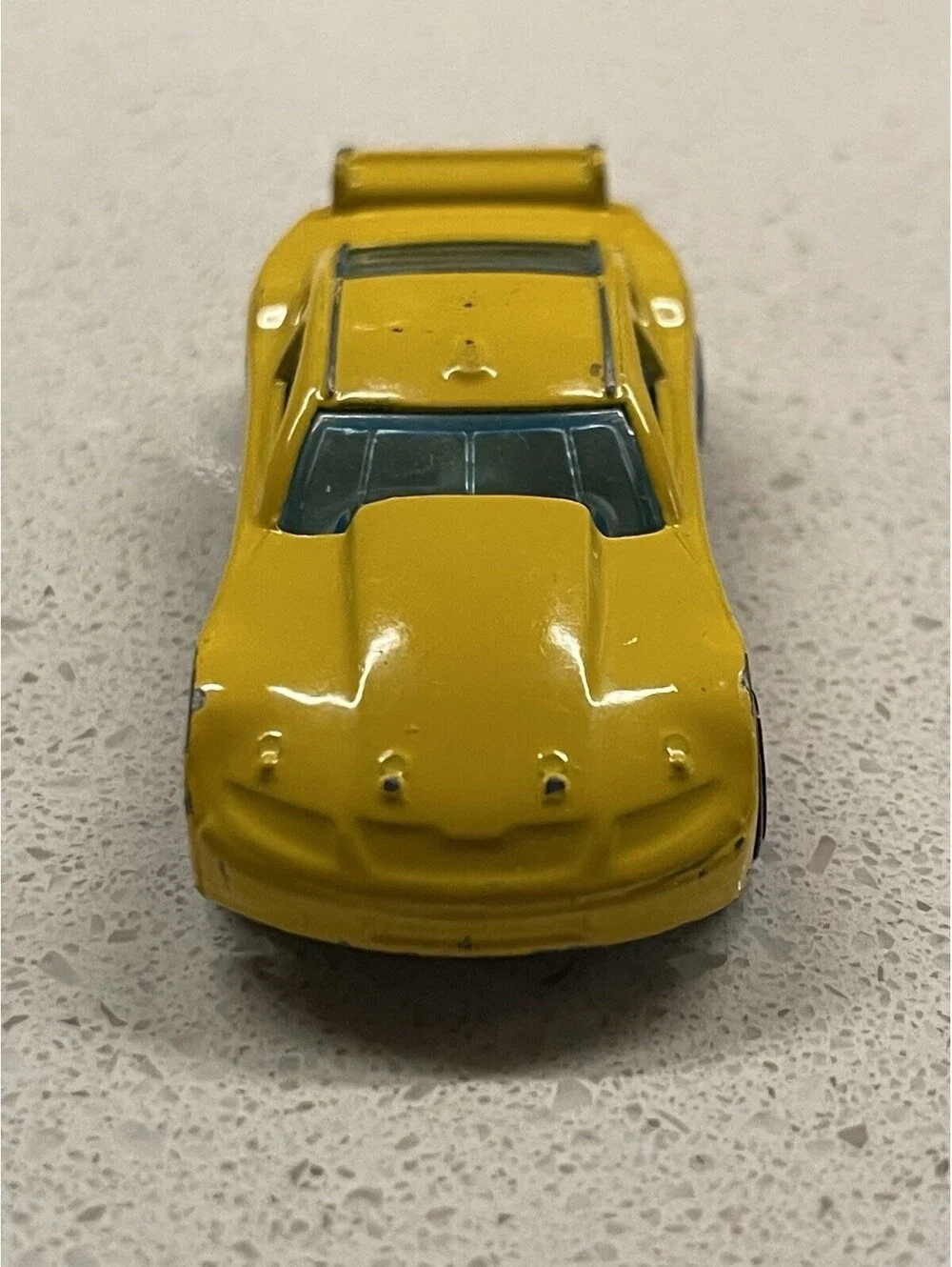 Hot Wheels Circle Tracker Race Car Number 23 Yellow Retro Hotwheels